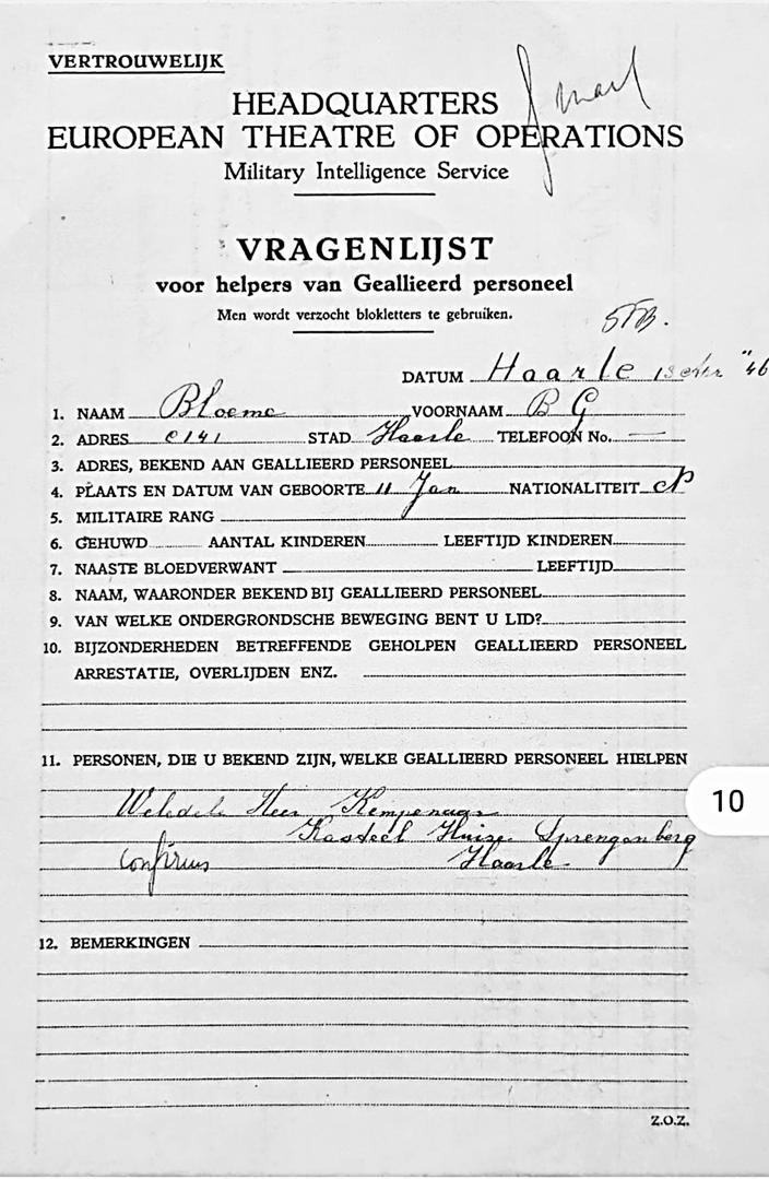 Vragenlijst