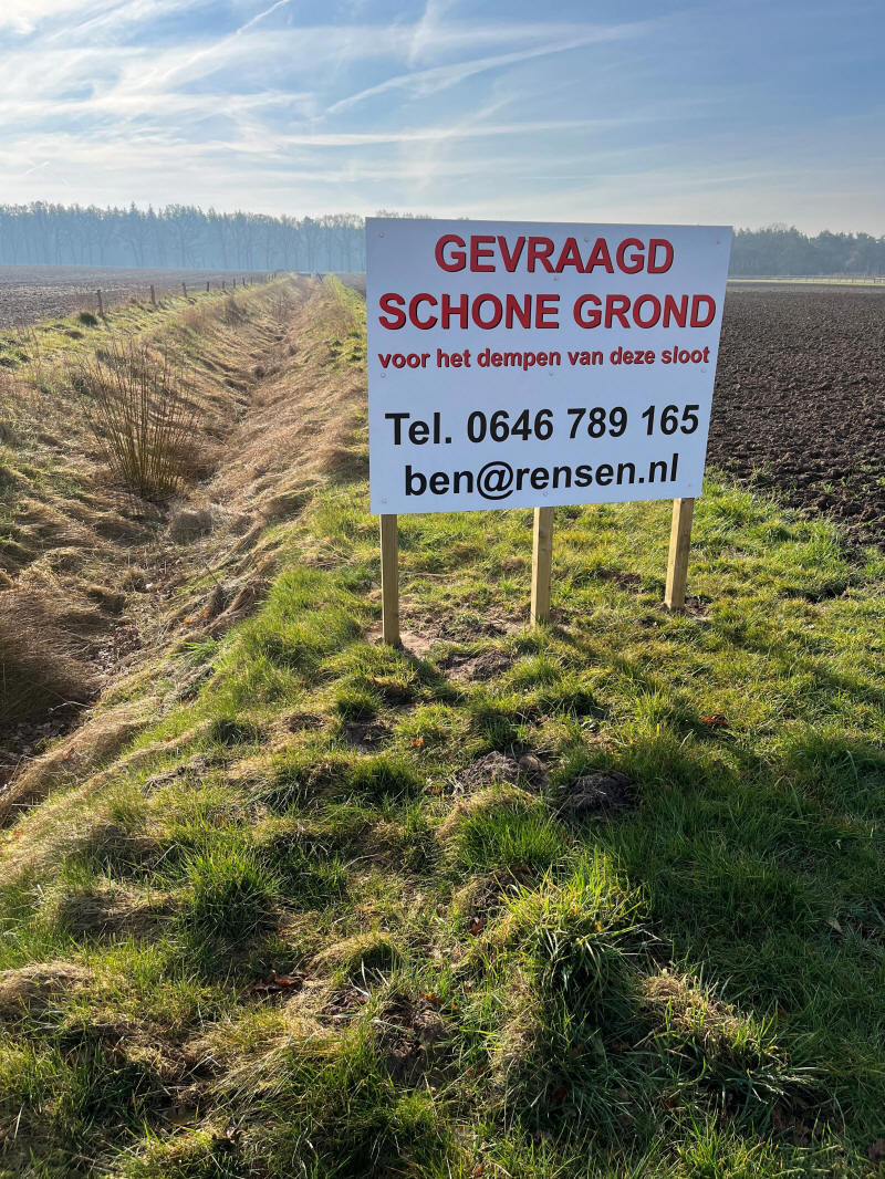 Waterleiding van het Waterschap verkocht aan Rensen